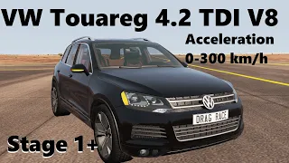 VW Touareg 4.2 TDI V8 Stage 1 - 4MOTION Automatic - Acceleration 0-300 km/h