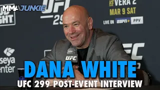 Dana White Reacts to Francis Ngannou's KO Loss, Praises Sean O'Malley, Dustin Poirier | UFC 299