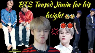 BTS triggering Jimin for his height 😂