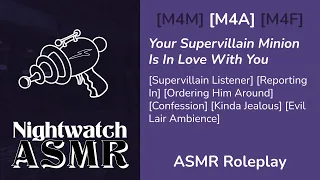 [M4A] Your Supervillain Minion Is In Love With You [Supervillain Listener] | ASMR Roleplay