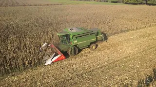 Corn Harvesting | John Deere Z2258 + Oros HSA