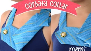 Collar corbata paso a paso/ DIY MEM