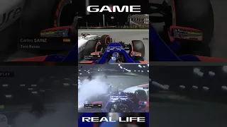 Recreating F1 Crashes | Carlos Sainz Edition #shorts #f1 #f1crashes #f1shorts