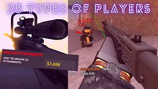 25 Types Of Phantom Forces Players! (which one are you?)