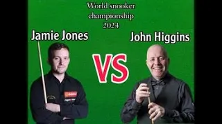 john higgins vs jamie jones World Championship 2024 LIVE