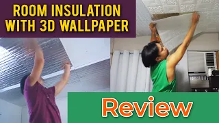 Room Insulation with 3d Wallpaper | Review