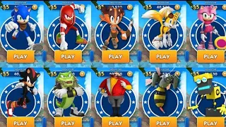 Sonic Dash : Sonic Boom vs Sonic Dash vs Sonic Forces - Super Sonic Movie All Characters Unlocked