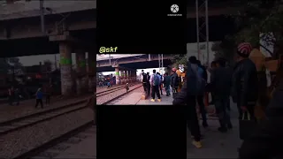 |Rajdhani express speed hit a man accident|#shorts#indianrailways