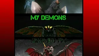 Battra/spacegodzilla/destoroyah tribute my demons