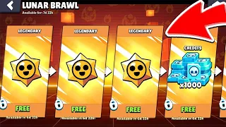 AMAZING LUNAR BRAWL GIFTS🔥 LEGENDARY 🎁 FOR 0 ACCOUNT 14 NEW BRAWLERS😱🔥 BRAWL STARS UPDATE😱!