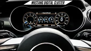 18'-19' Mustang Digital Cluster Overview