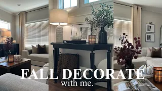 FALL DECORATE WITH ME | COZY LIVING ROOM MAKEOVER & TOUR