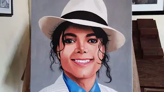 pintando Michael Jackson