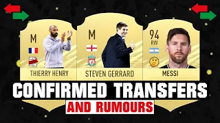 FIFA 22 | NEW CONFIRMED TRANSFERS & RUMOURS! 😱🔥 ft. Gerrard, Thierry Henry, Messi... etc