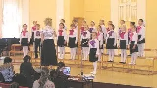 II конкурс хоров "Музыка детских сердец" -"Под дождём".