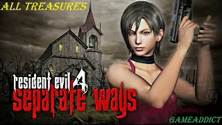 RESIDENT EVIL 4 SEPARATE WAYS : All Treasures Locations