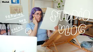 life of an illustrator who hates perspectives ✎ art studio VLOG