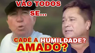 LEONARDO deu UM BASTA na ARROGÂNCIA do Amado Batista SEJA HUMILDE AMADO BATISTA