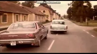 Exponerad / Открытые (1971) Car Chase Scene.