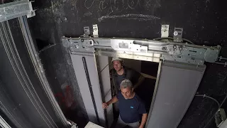 Промышленный альпинизм в израиле/шахта лифта 30 етаж
