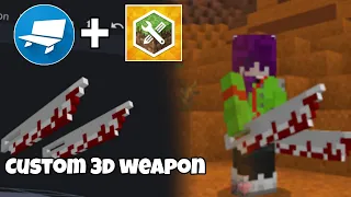 How to Create Your Own Custom 3D weapons Addon - Mcpe Addon Maker Tutorial!