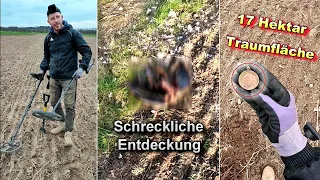 Schreckliche Entdeckung ✝️ auf der Riesigen Traumfläche! Grandioser Tag beim Sondeln!