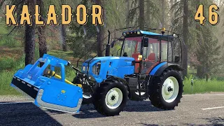 FS 19 - Новый трактор для леса.  Пилю лес - KALADOR фермер лесоруб # 46