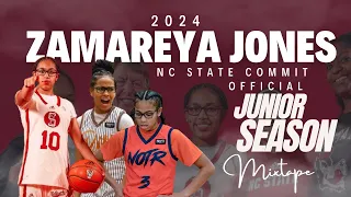 Zamareya Jones OFFICIAL Junior Season Mixtape! 5 ⭐️ NC State Commit of North Pitt High School!