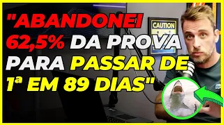 PLANO ARRISCADO (E COMPROVADO) PARA PASSAR DE 1ª NO CONCURSO, SEM CURSINHO