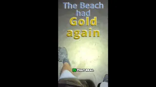 The Beach had my Gold again | July 4th 2023 🎉😱 #beach #gold #metaldetecting