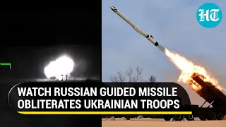 Ukrainian Troops Blown to Smithereens in Russian Guided Missile Strike in Zaporizhzhia | Watch