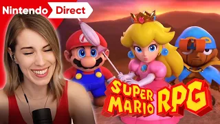 Super Mario RPG Remake REACTION - Nintendo Direct June 2023