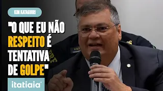 DINO E KIM KATAGUIRI DISCUTEM: "O QUE EU NÃO RESPEITO É TENTATIVA DE GOLPE"