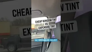 Cheap Window Tint vs Expensive Tint