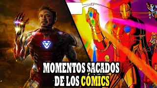 ESCENAS de AVENGERS: ENDGAME sacadas de los CÓMICS