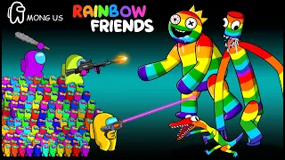 어몽어스 VS Rainbow Friends 3 & All BOSSES Radiation| NEW FUNNY AMONG US ANIMATION Compilation