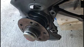 W124 - I install my new front wheel bearings and adjust to specification