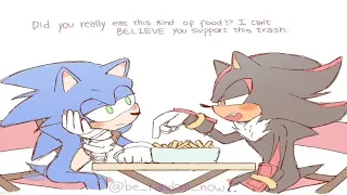 🌹🍟ON A DATE🍟🌹 💙SONADOW🖤❤ COMIC DUB