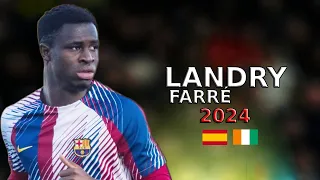 Landry Farré - Defensive Skills - Goals - Assists - Tackles 2024 | 17 Year Old - FC Barcelona