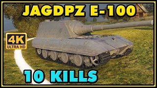 World of Tanks | Jagdpanzer E-100 - 10 Kills - 8,6K Damage - 1 VS 3 Gameplay