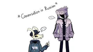 Ruv & Tabi, The Russian Bois - Friday Night Funkin' Comic Dub - Flaconadir