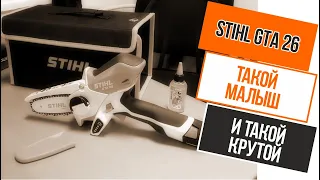 ОБЗОР – Акк. сучкорез STIHL GTA 26 | Какой же ты крутой