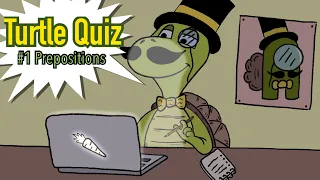 Quiz: Prepositions of Place | Can you find Mr Turtle? | English for Kids | ESL | Turtle Quiz #1