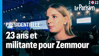 Présidentielle : Mathilde, 23 ans, milite activement pour Eric Zemmour