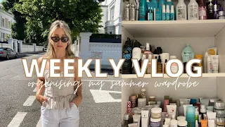 VLOG: ORGANISING MY SUMMER & BEAUTY CLOSET | NEW IN H&M