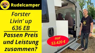 NUR 53.420 €! Gutes Preis-Leistungs-Verhältnis? Forster Livin' up 636 EB auf Fiat - Roomtour - 042