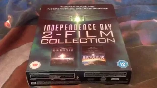 Unboxing Independence Day   2 film collection blu Ray