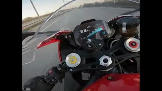 Максимальная скорость BmW S1000rr. Разогнал мотоцикл 310km