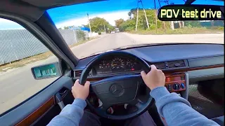 1994 Mercedes-Benz W124 series (E220) POV test drive