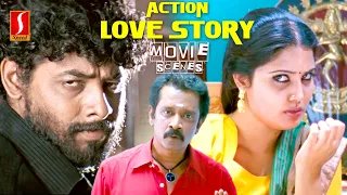 Dharane Telugu dubbed Love Story Action movie climax scenes | Sandra Amy | Elango Kumaravel | Ajay